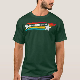 Camiseta Germantown Tennessee Vintage angustiou Souvenir 1