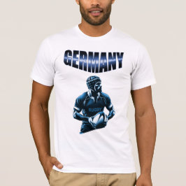 Camiseta Germany - Rugby Spieler mit Trikot
