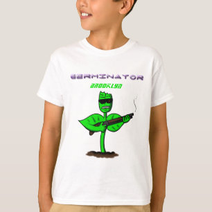 Camiseta Germinador cyborg planta engraçada desenho animad