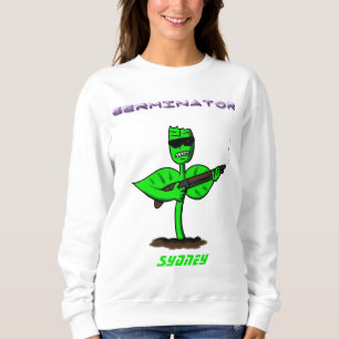 Camiseta Germinador cyborg planta engraçada desenho animado