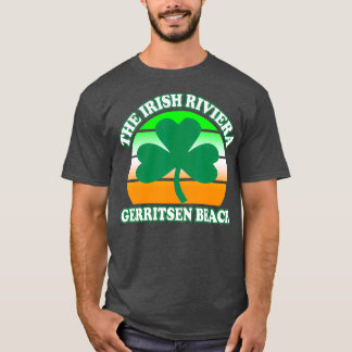 Camiseta Gerritsen Beach Irish Riviera Funny Shamrock