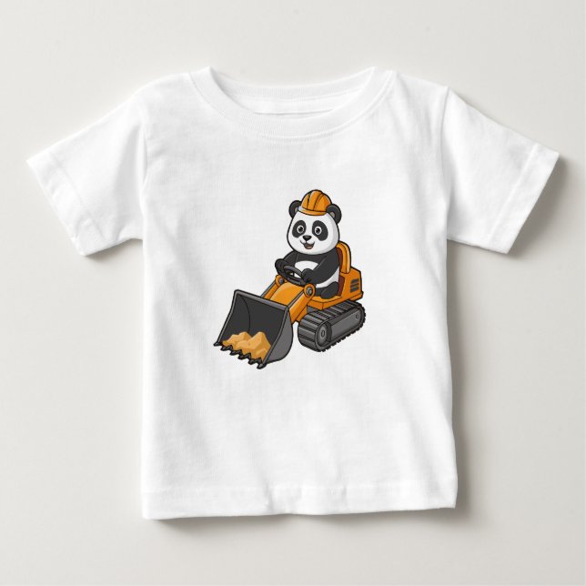 Camiseta Geschenke für Kinder Baustelle Baggerfahrer Bau (Frente)