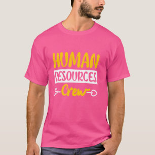 Camiseta Gestão Da Tripulação De Recursos Humanos Departame