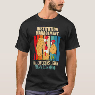 Camiseta Gestão de Instituição Todos os Frangos Ao Meu Coma