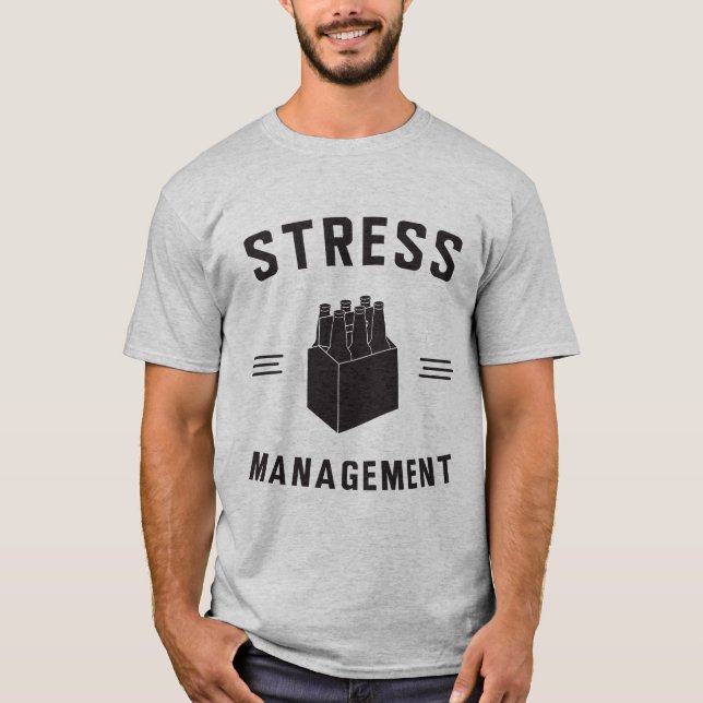 Camiseta Gestão de tensão da cerveja (Frente)