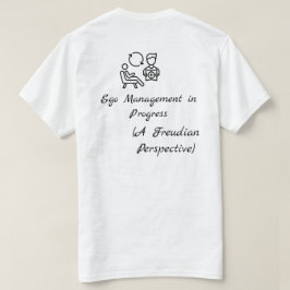 Camiseta Gestão do Ego Humor Psicologia Freudiana