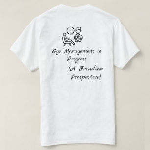 Camiseta Gestão do Ego Humor Psicologia Freudiana