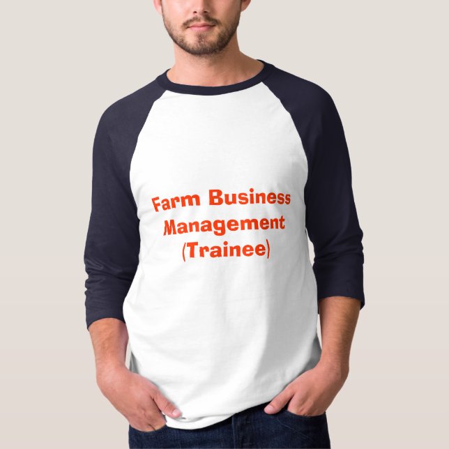 Camiseta Gestão empresarial da fazenda (estagiário) (Frente)