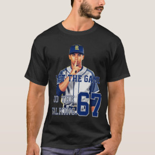Camiseta Gesto de Silêncio Personalizado do Jogador de Beis