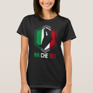 Camiseta Gesto Patriótico Italiano Mães de Sinalizador Che