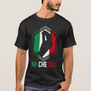 Camiseta Gesto Patriótico Italiano Mães de Sinalizador Che