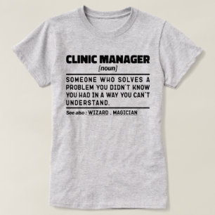 Camiseta Gestor Clínico Noun Hospital Admin Sarcastic Cote