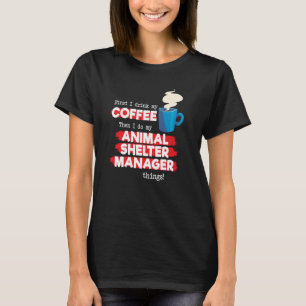 Camiseta Gestor de abrigo e café