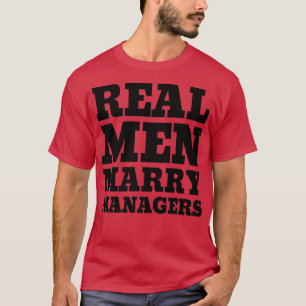 Camiseta Gestor de Casados do Real Men Gerente do Husband P