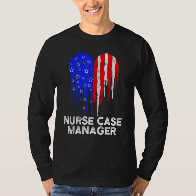 Camiseta Gestor de caso de enfermeiro Gestão de execução 11 (Frente)