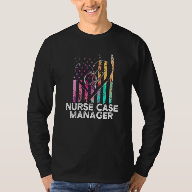 Camiseta Gestor de caso de enfermeiro Gestão de execução 28 (Frente)