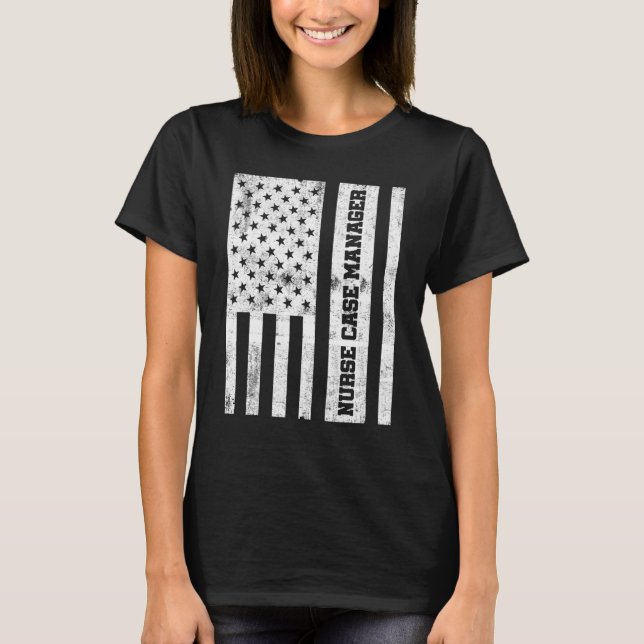 Camiseta Gestor de caso de enfermeiro Gestão Rn 6 (Frente)