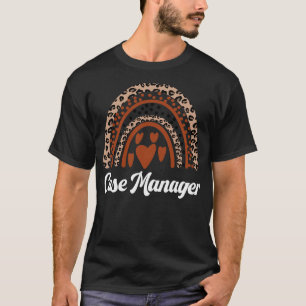 Camiseta Gestor de caso Rainbow Leopard Gift 12