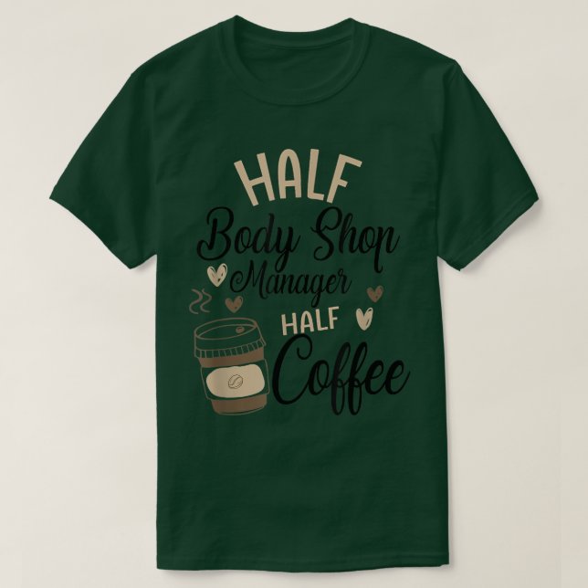 Camiseta Gestor de Compro Funny Coffee Lover Caffeine (Frente do Design)