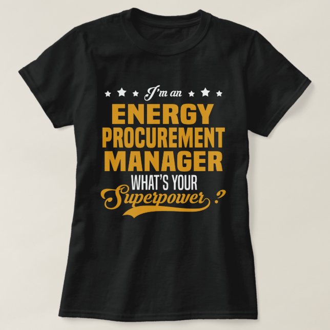 Camiseta Gestor de Contratos de Energia (Frente do Design)