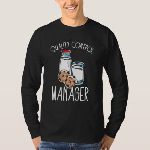 Camiseta Gestor De Controlo De Qualidade Comida Segurança L