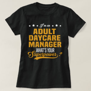 Camiseta Gestor de Cuidados de Dia de Adultos
