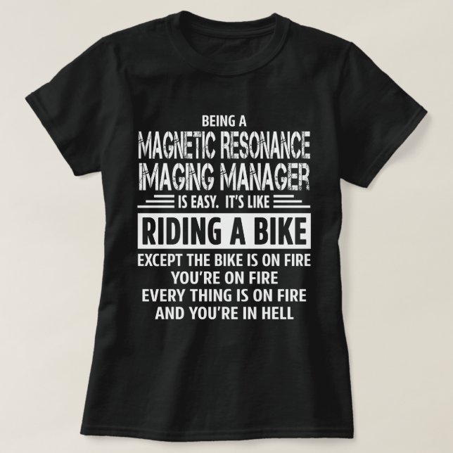 Camiseta Gestor de Imagens por Ressonância Magnética (Frente do Design)