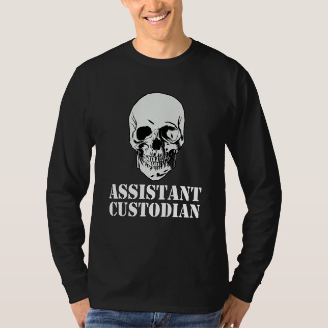 Camiseta Gestor de Instalações de Custódia Auxiliar artesão (Frente)