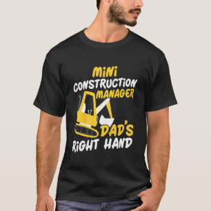 Camiseta Gestor de Miniconstruções Mão Direita para Criança