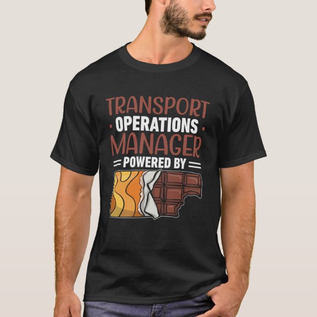 Camiseta Gestor De Operações De Transporte Equipado Com Cho (Frente)