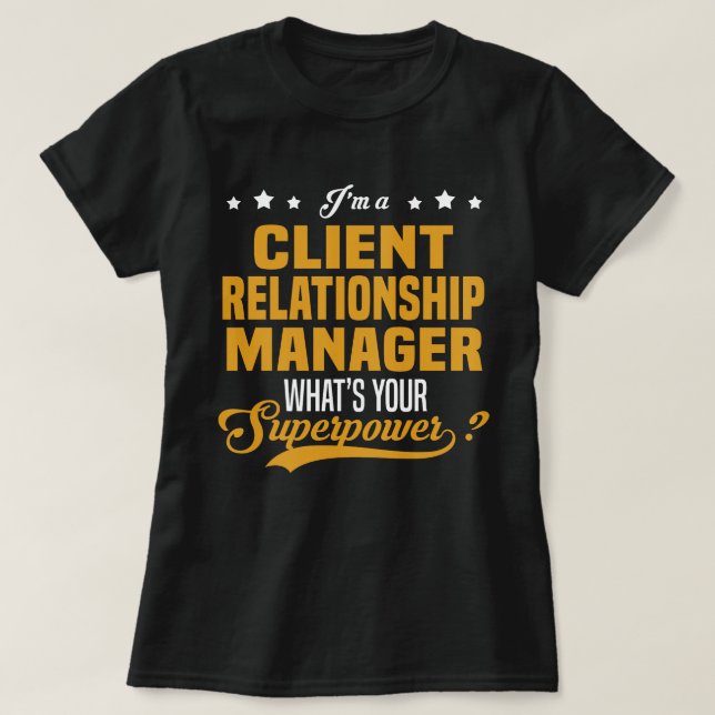 Camiseta Gestor de Relações com Cliente (Frente do Design)