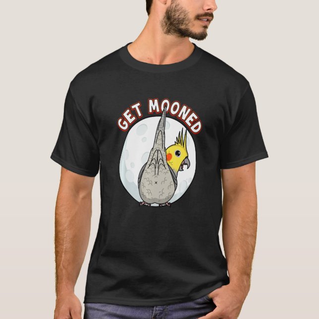 Camiseta Get Mooned I Parrot Underfluffies I Cockatiel (Frente)