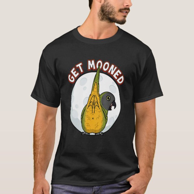Camiseta Get Mooned I Parrot Underfluffies I Senegal Parrot (Frente)