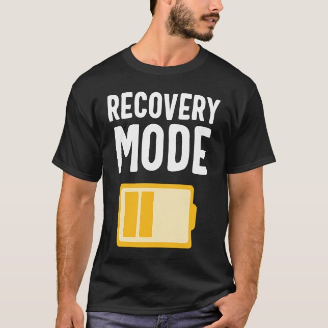 Camiseta Get Well Soon Recovery Mode is On Post Surgery (Frente)