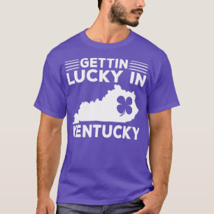 Camiseta Gettin Lucky in Kentucky Funny Rua
