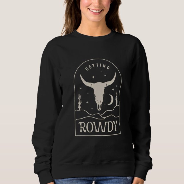 Camiseta Getting Rowdy Western Bachelorette this  perfect b (Frente)