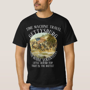 CAMISETA GETTYSBURG GUERRA CIVIL DOS EUA 20º VOLUNTÁRIOS DO