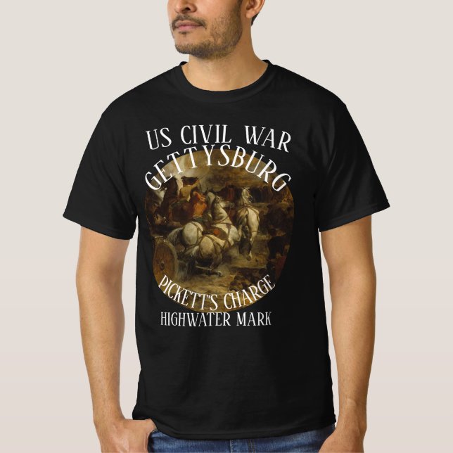 CAMISETA GETTYSBURG US CIVIL WAR PICKETT'S CHARGE (Frente)