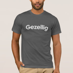 Camiseta Gezellig (face moderna do tipo)
