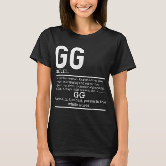Camiseta GG Definitiva Engraçado Avó Dia das Mães Presentes