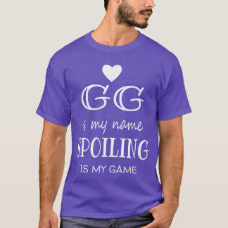 Camiseta GG é o Meu Nome Especial Família da Vovó