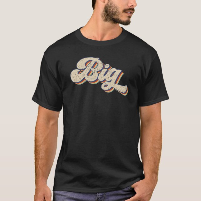 Camiseta Ggbig Big Little Sorority Family Matando Retro Ru (Frente)