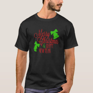 Camiseta Ggt Feliz Natal E Fama De Férias De Feliz ano novo