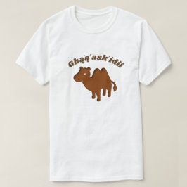 Camiseta Ghą́ ą́askidii - camelo no navajo