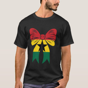 Camiseta Ghana Menina Coquete Laço Fofo Delicado Fita Ghane