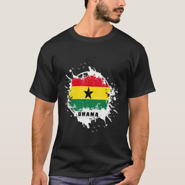 Camiseta Ghana Splash (Frente)