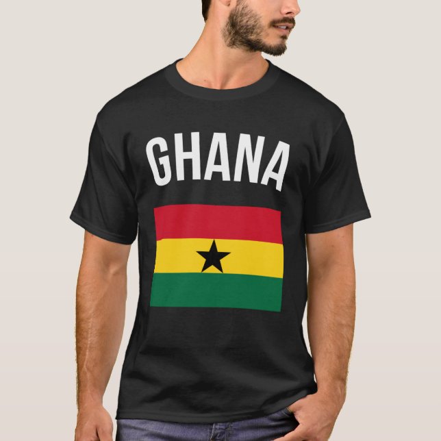 Camiseta Ghana Vacation Souvenir Ghanaian Flag Ghana Flag (Frente)