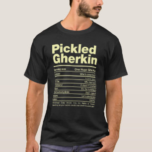 Camiseta Gherkin Nutrition Facts Hanukkah Jewish F
