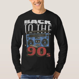 Camiseta Ghetto Blaster de volta para o partido 90 Hip Hip