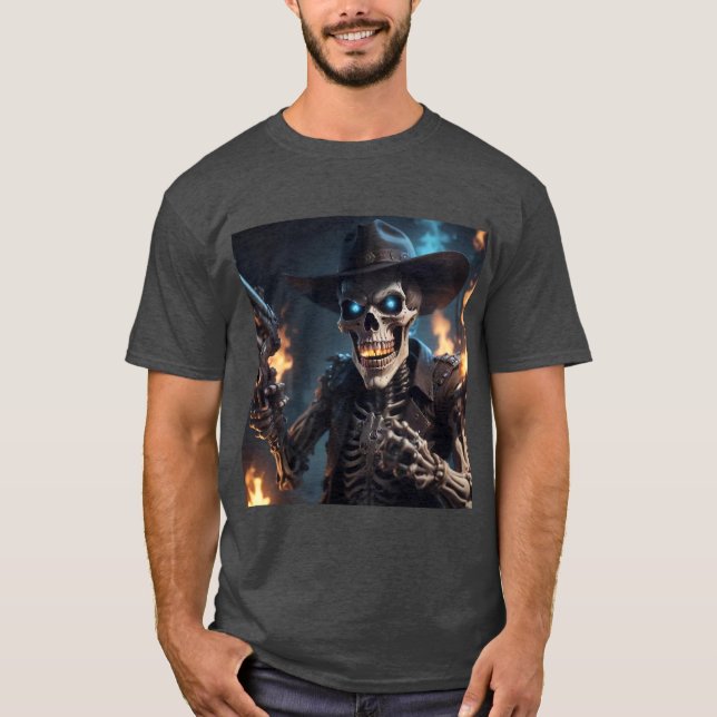 Camiseta "Ghodrey Gunslinger: A Chama da Vingança" (Frente)
